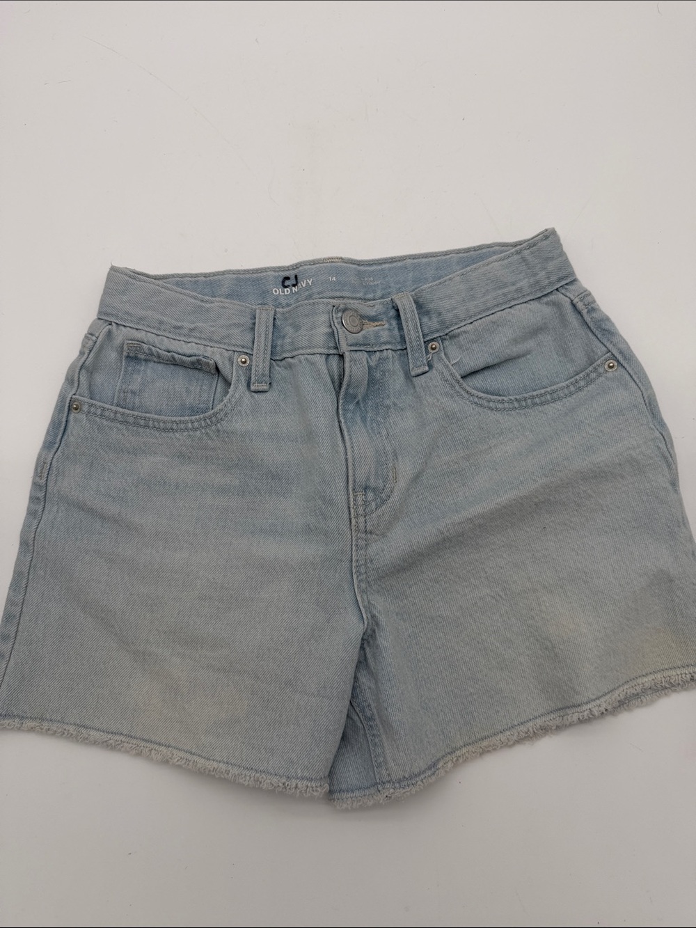 Old Navy Light Blue Denim Cutoff Shorts